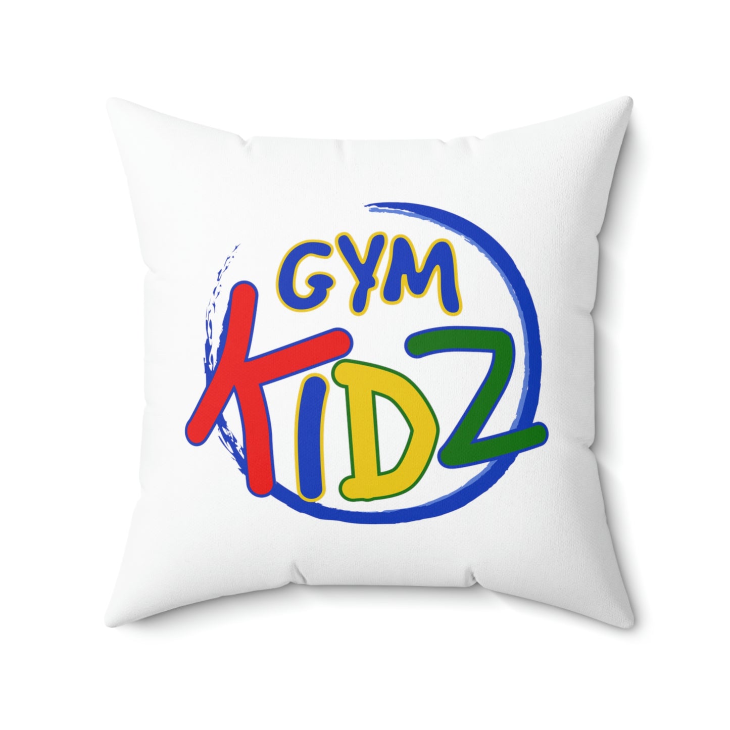 Gym Kidz Gymnastics Spun Polyester Square Pillow