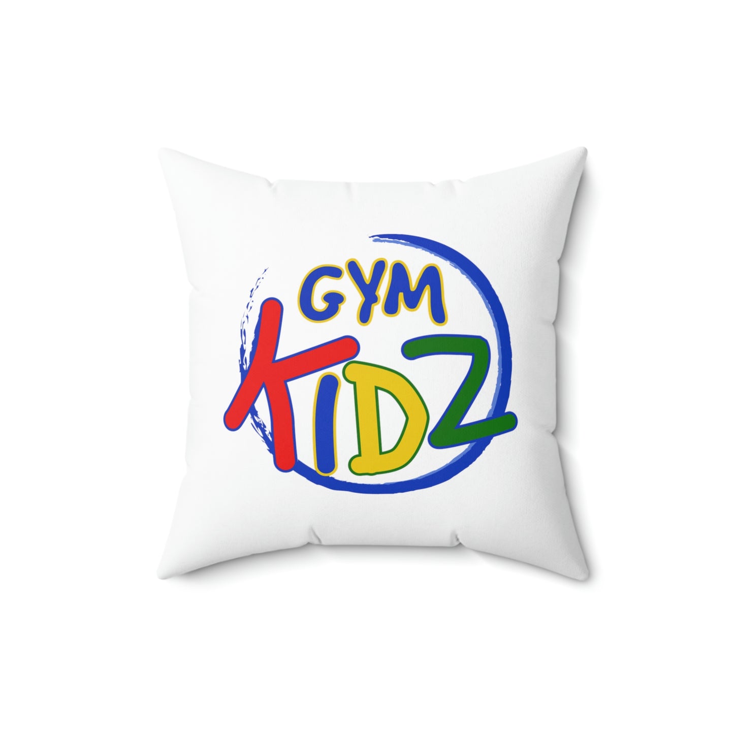 Gym Kidz Gymnastics Spun Polyester Square Pillow