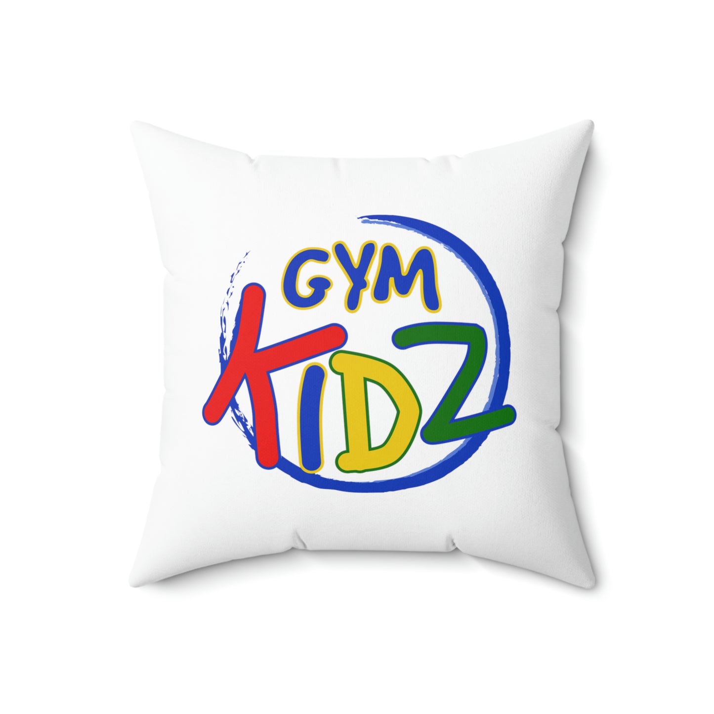 Gym Kidz Gymnastics Spun Polyester Square Pillow