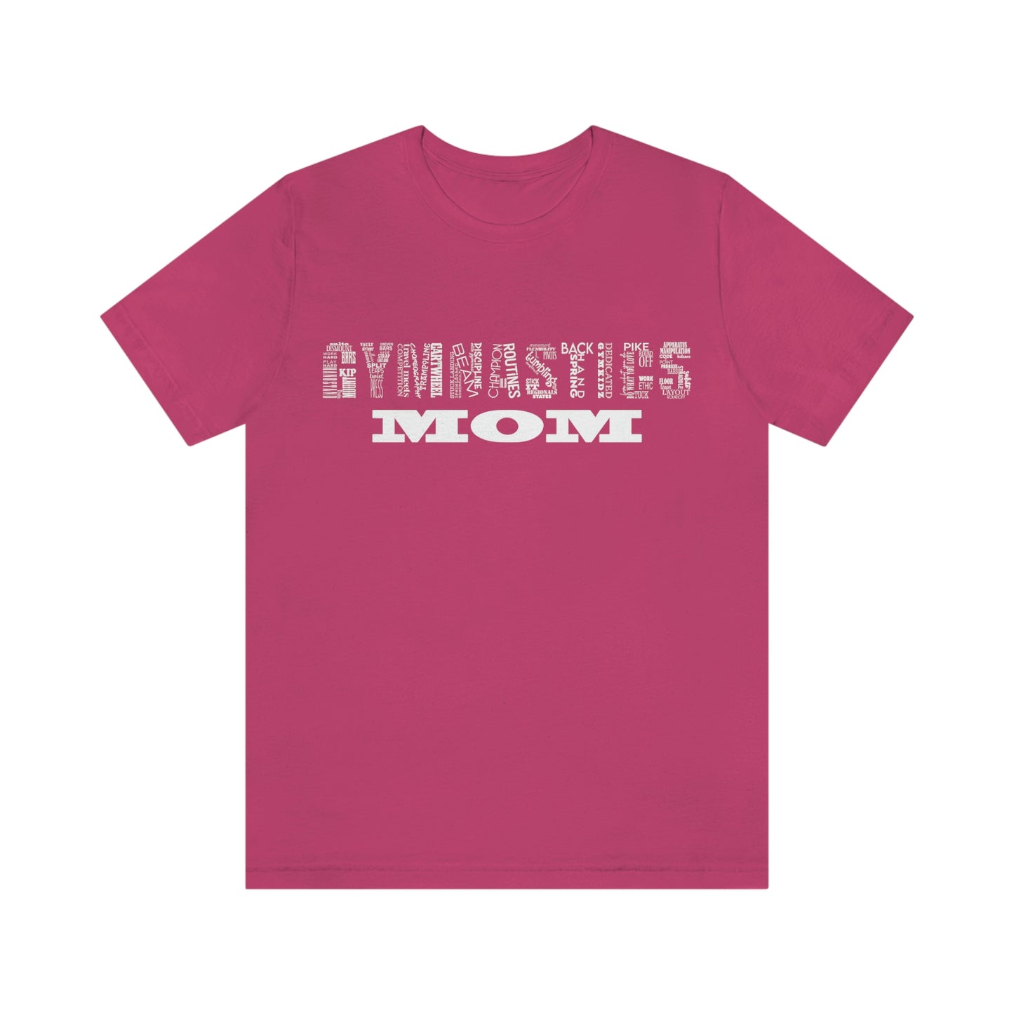 Gymnastics Mom Unisex Jersey Short Sleeve Tee