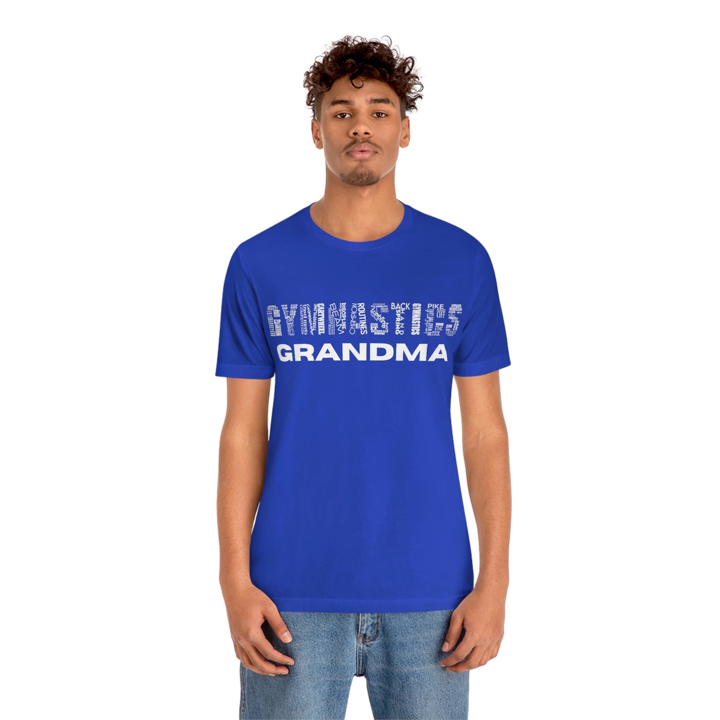 Gymnastics Grandma Unisex Jersey Short Sleeve Tee