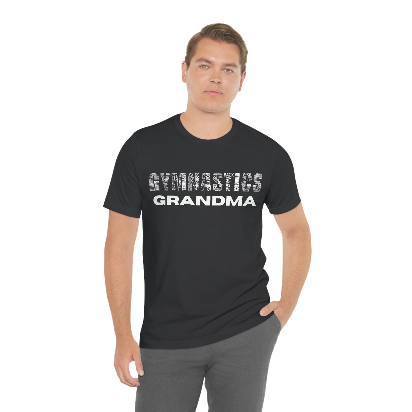 Gymnastics Grandma Unisex Jersey Short Sleeve Tee