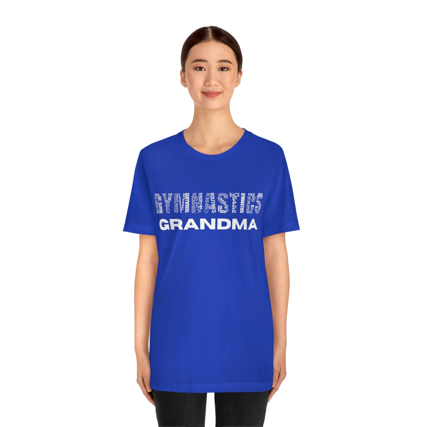 Gymnastics Grandma Unisex Jersey Short Sleeve Tee