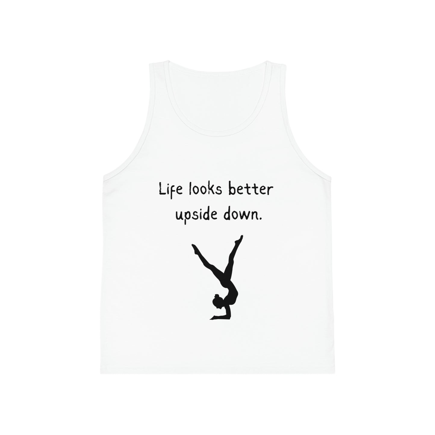 Life looks better upside down Kid's Jersey Tank Top