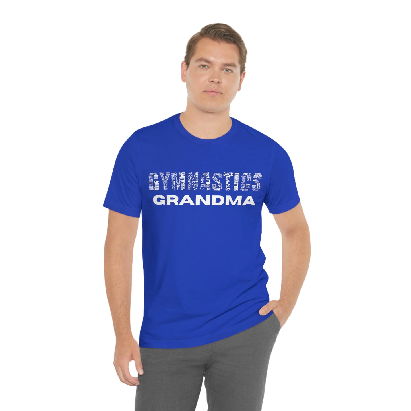 Gymnastics Grandma Unisex Jersey Short Sleeve Tee