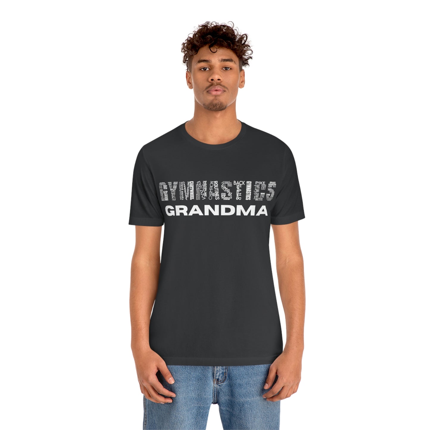 Gymnastics Grandma Unisex Jersey Short Sleeve Tee