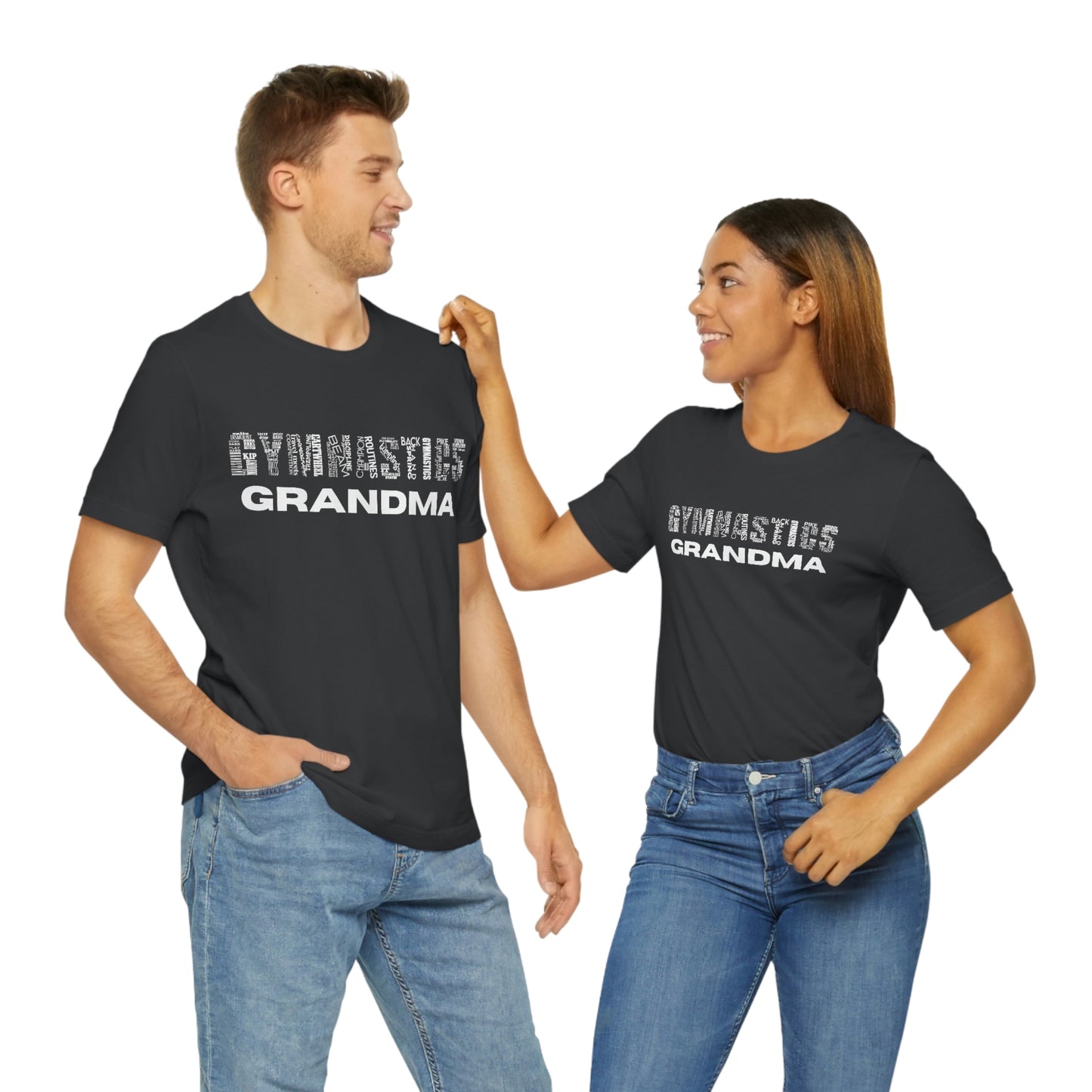 Gymnastics Grandma Unisex Jersey Short Sleeve Tee