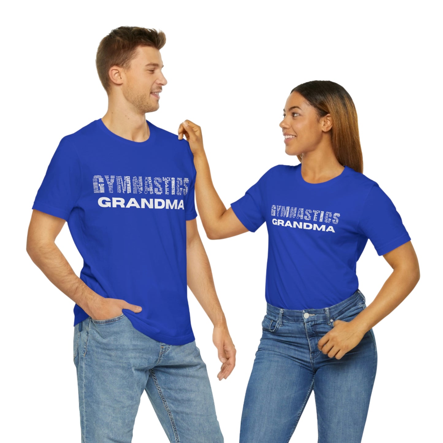 Gymnastics Grandma Unisex Jersey Short Sleeve Tee