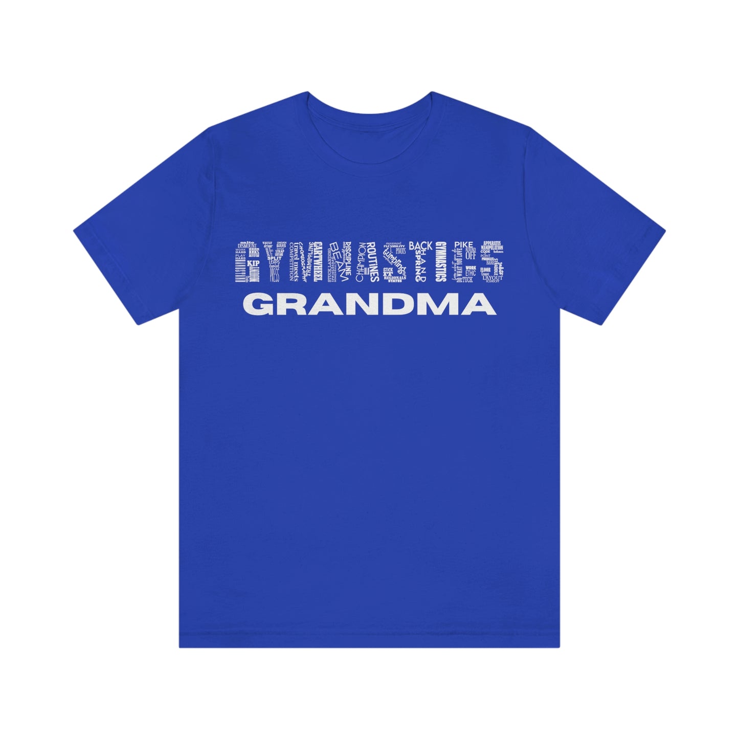 Gymnastics Grandma Unisex Jersey Short Sleeve Tee