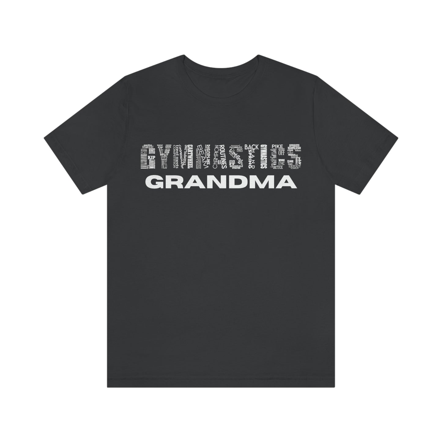 Gymnastics Grandma Unisex Jersey Short Sleeve Tee