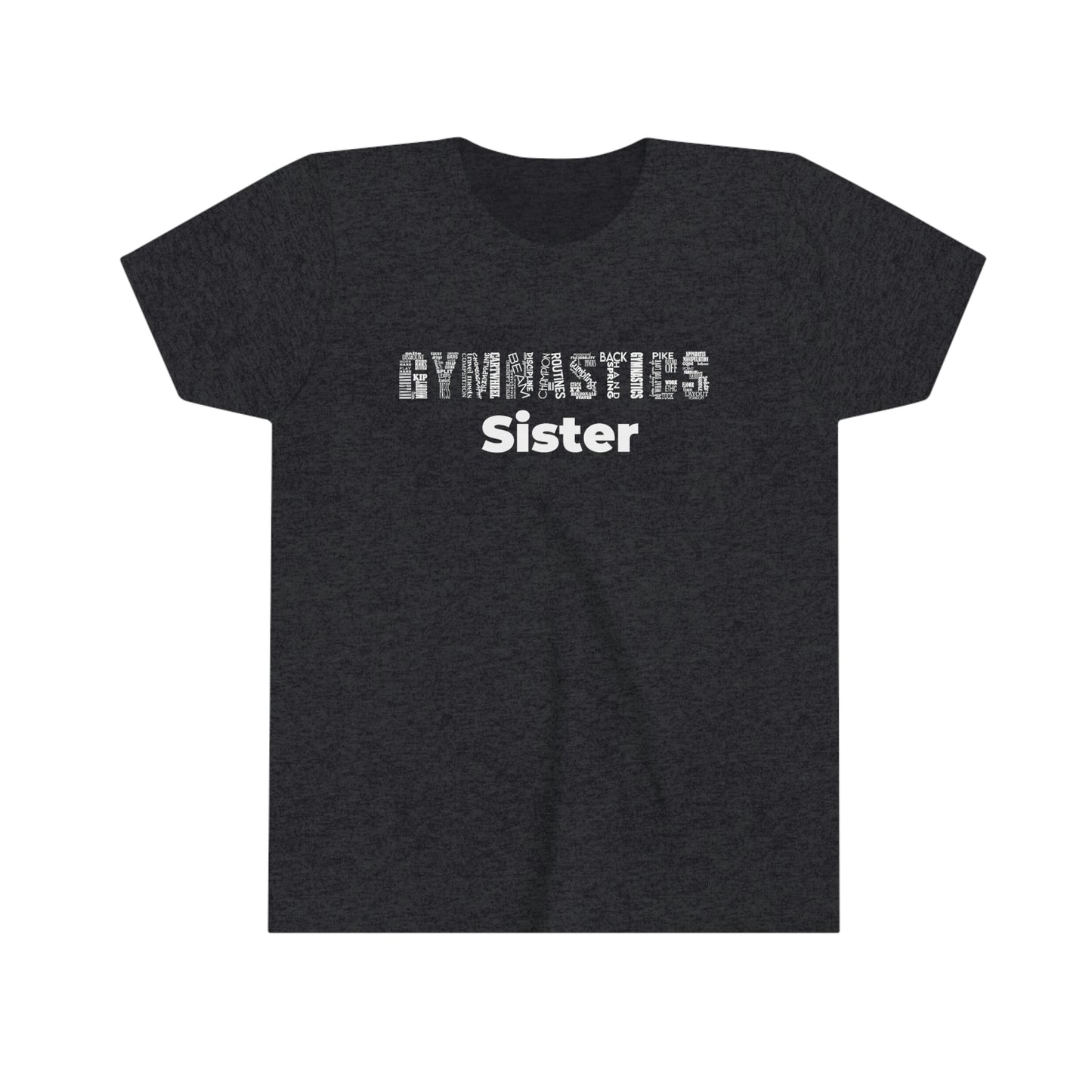 Gymnastics Sister Youth Short Sleeve Tee