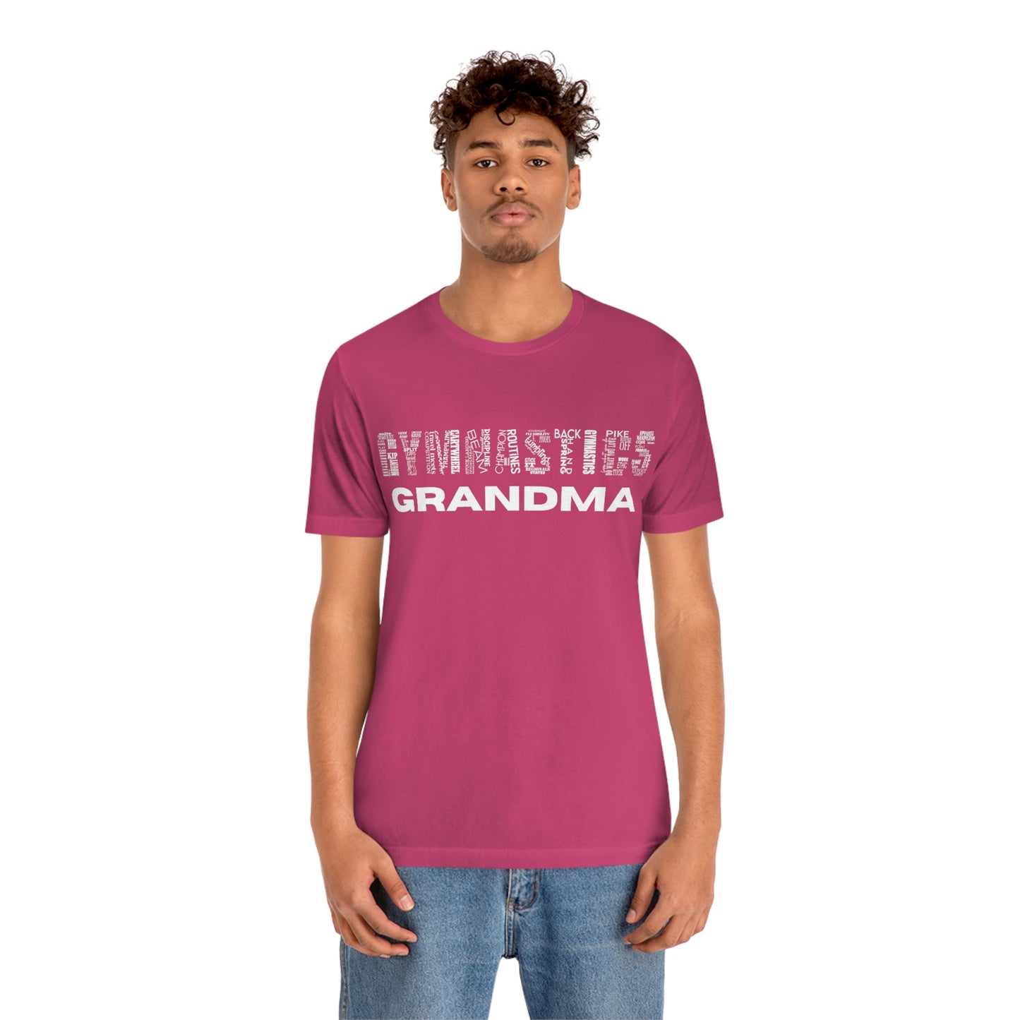 Gymnastics Grandma Unisex Jersey Short Sleeve Tee