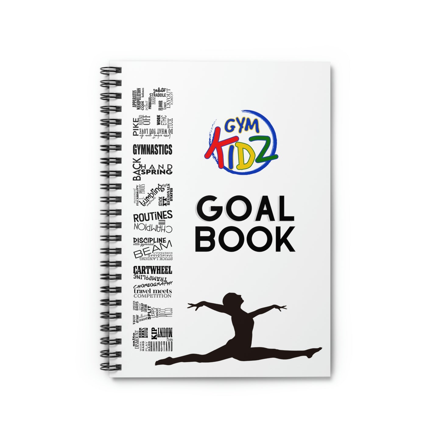 Gym Kidz Goal Book Spiral Notebook - Ruled Line