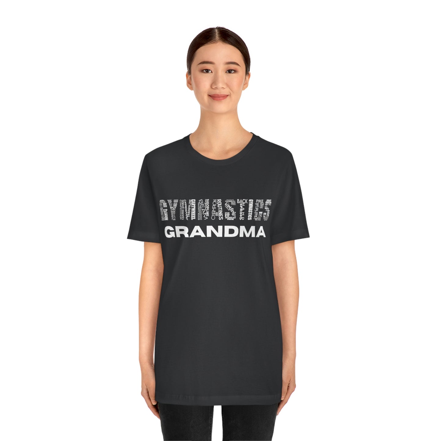 Gymnastics Grandma Unisex Jersey Short Sleeve Tee