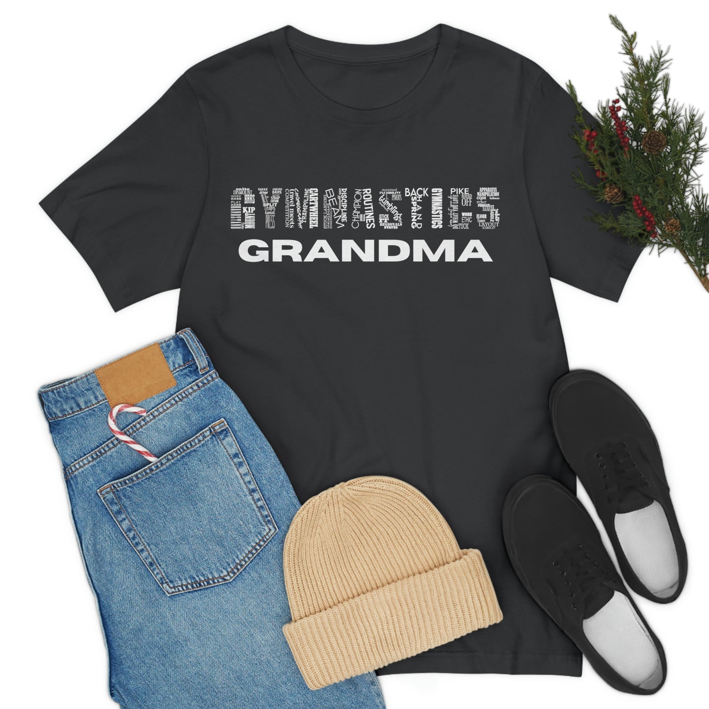 Gymnastics Grandma Unisex Jersey Short Sleeve Tee