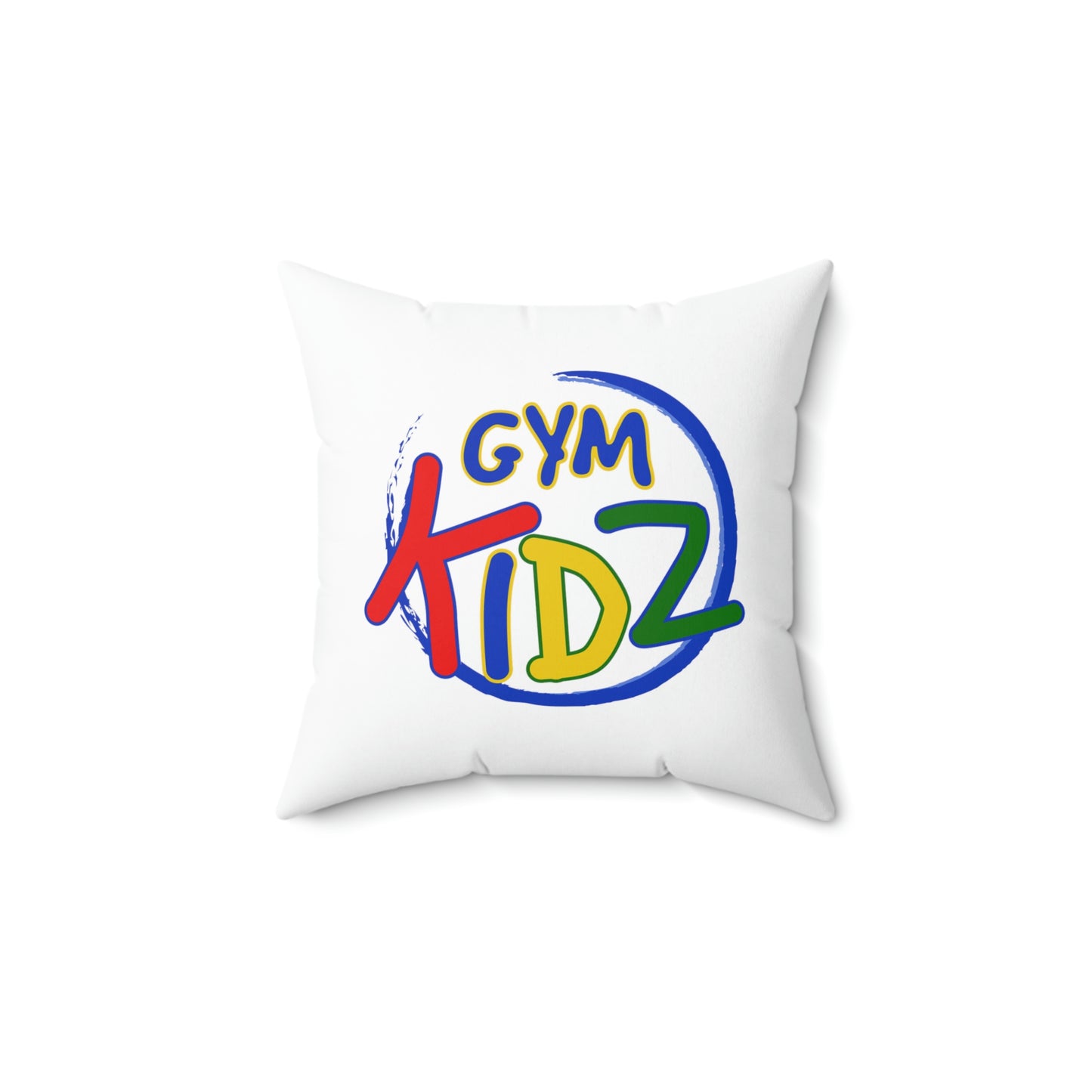 Gym Kidz Gymnastics Spun Polyester Square Pillow